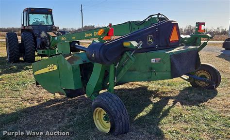 John Deere Moco 946 Windrower In Thayer Ks Item Dn7092 For Sale Purple Wave