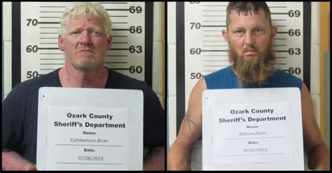 Ozark County Sheriffs Office Announces Dwi And Sex Offender Arrests