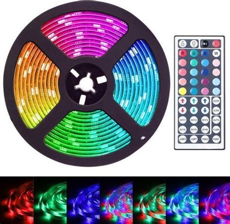 Meter Rgb Ip V Led Strip Smd Led P M Alleen Ledstrip