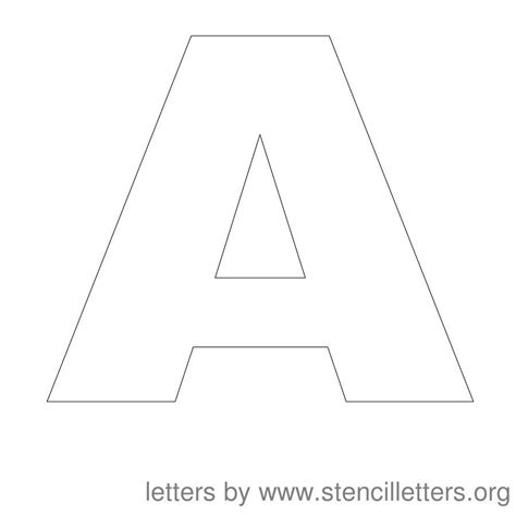 10 Inch Letter Stencils