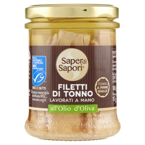 Selex Saper Di Sapori Filetti Di Tonno All Olio Di Oliva G