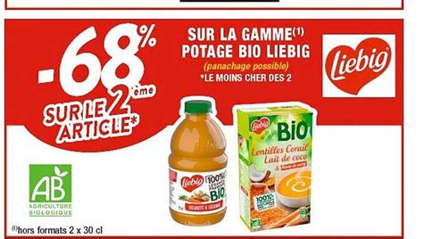 Promo La Gamme Potage Bio Liebig Chez Cora Icataloguefr