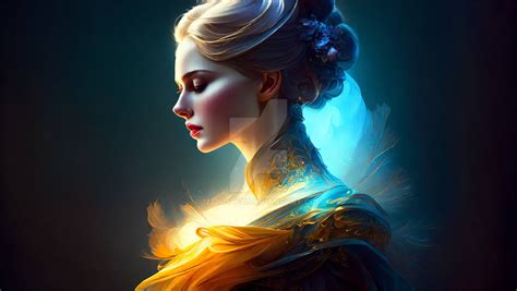 Ethereal Muse: A Portrait in Artistic Mastery 1 by 123JUST4U on DeviantArt