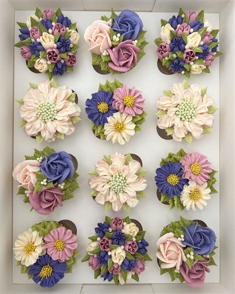 Kerry S Bouqcakes Gallery Premium Floral Cupcakes Floral Cupcakes Elegant Cupcakes