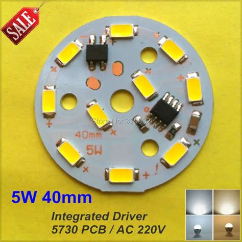 Pcs High Voltage Ac V Led Smd Pcb W Mm Integrated Ic