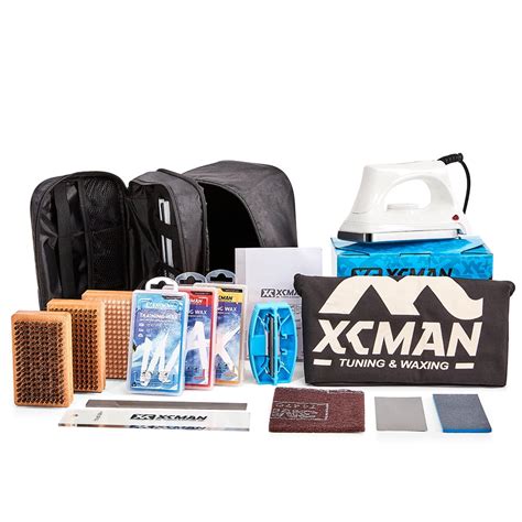 Xcman Complete Ski Snowboard Tuning And Waxing Kit With Waxing Ironuniversal Waxedge Tuner