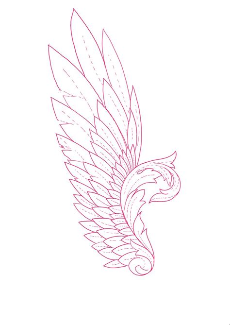 Wing Tattoo Stencil Tattoo Stencils Angel Wings Tattoo Stencil