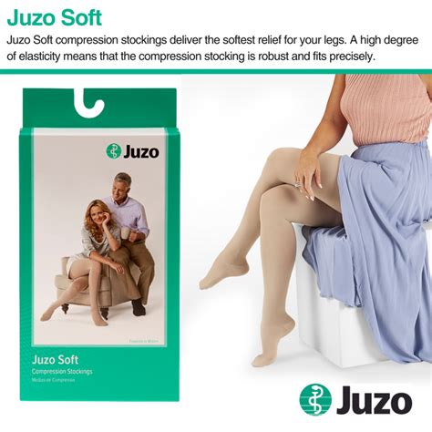 Juzo Soft Compression Stockings 20 30 Mmhg Pantyhose Open Toe — Hv Supply