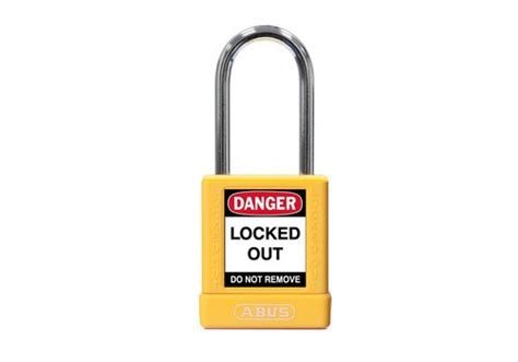 Master Lock Safety Padlock Yellow 410ylw Lockout Tagout Shop