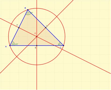 Mediatrices Y Circuncentro Geogebra