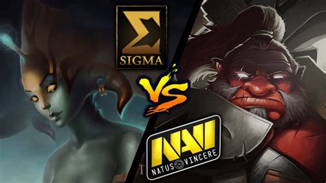 Sigma Vs Na Vi Game 1 XMG Captains Draft Invitational Dota 2