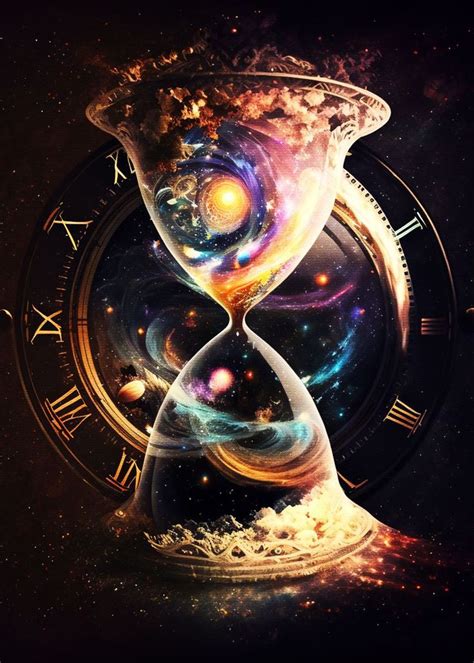 Universe Of Time Poster Picture Metal Print Paint By Muh Asdar