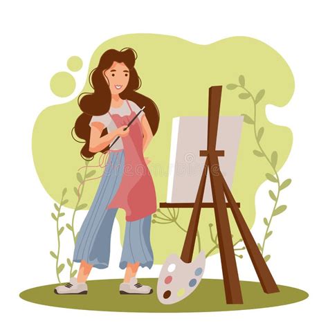 Female Artist Clipart