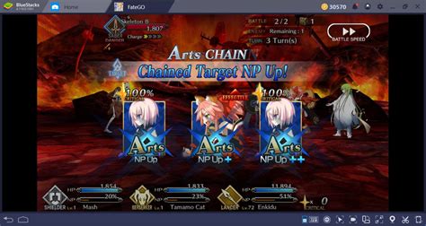 The Battle System Of Fate Grand Order Lets Play Some Cards Bluestacks