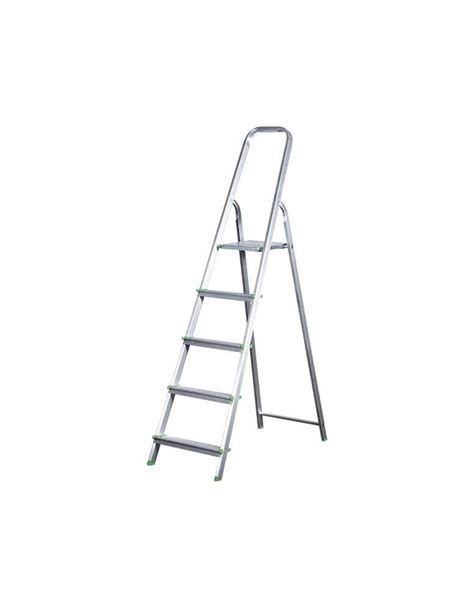 Escalera Doméstica CLASSIK Escaleras de Aluminio 5 Peldaños