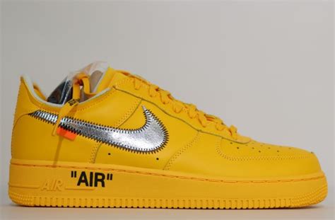 Buy Off-White x Nk Air Force 1 “University Gold” Replica - Rep Sneaker