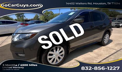 2017 Used Nissan Rogue 20175 Fwd S At Car Guys Serving Houston Tx
