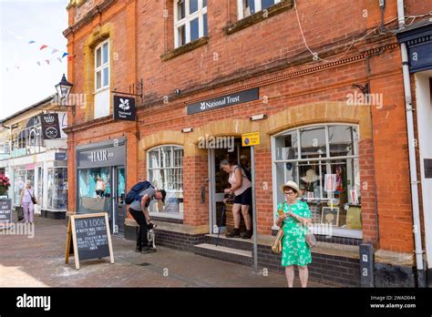 National Trust Office Building In Old Fore Streetsidmouth Town Centre
