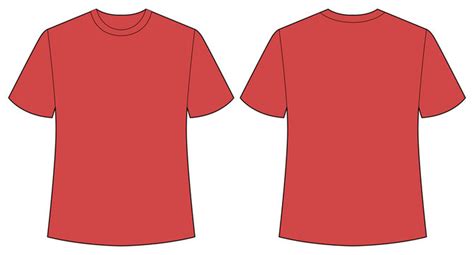 Red T Shirt Template