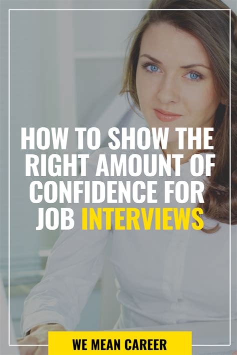 How To Portray Confidence In An Interview In 2020 Interview Tips