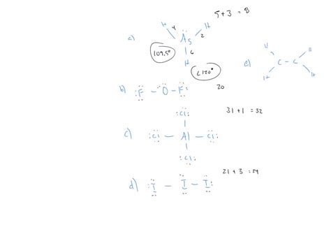 SOLVED: Use the VSEPR model to predict the geometry and approximate ...