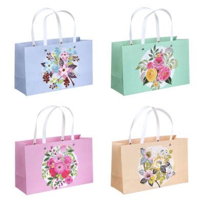 Пакет подарочный из высококачественной бумаги, 28x17x10 см, 210 г., 4 ...