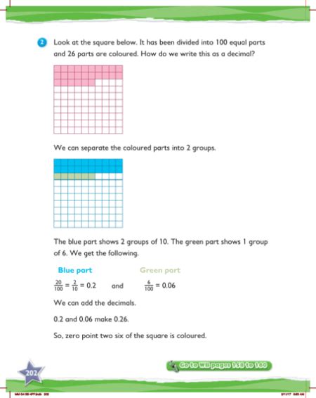 Hundredths Maths Year 4