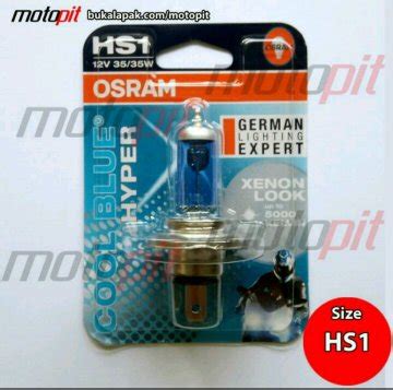 Jual Osram Cool Blue Hyper Hs W Lampu Motor Putih Bersih K Di