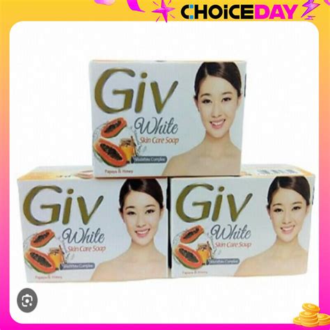 Giv Sabun Batang White Papaya Honey Paket Isi Pcs Lazada Indonesia