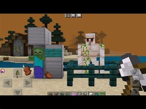 Zombie Mutante Y Zombie Vs Golem De Hierro Minecraft Youtube