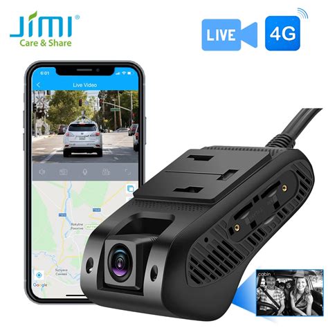 Jimi G Dash Cam Jc P With Live Stream Hd P Dual Cameras Built In