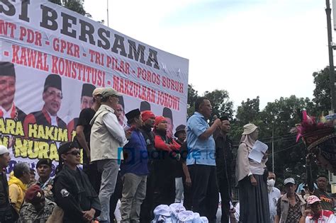 Poros Buruh Untuk Perubahan Di Aksi April Ingatkan Mk Soal Ini