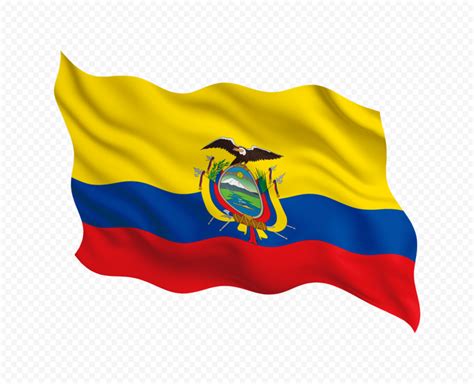 Waving Ecuador Illustration Flag PNG Citypng