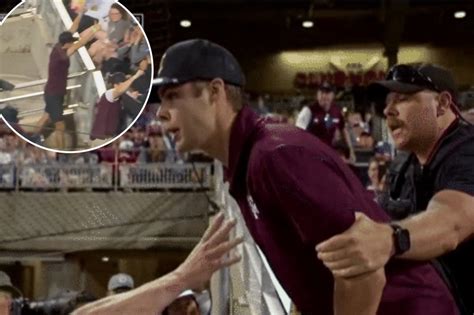 Texas Aandm Fans Ejected From College World Series After Screaming Into Florida Dugout