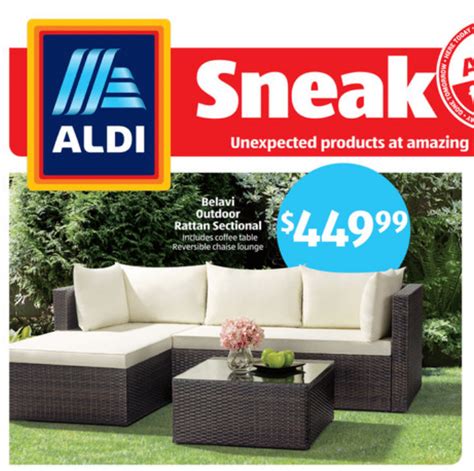 Aldi Stocking The Belavi Outdoor Rattan Sectional Aldi Reviewer