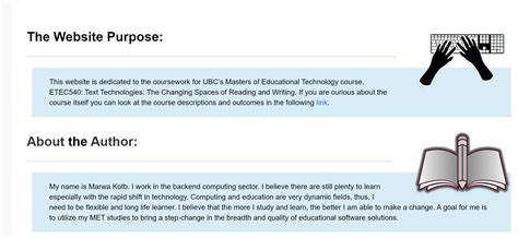 Linking Assignment Marwa K Etec 540 Text Technologies