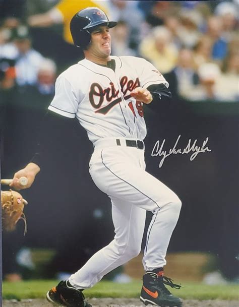 AUTOGRAPHED ANDY VAN SLYKE 11x14 Baltimore Orioles Photo Main Line