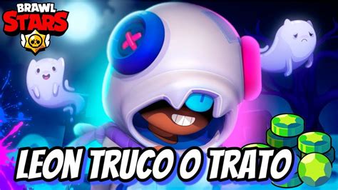 👻🎃leon Truco O Trato🎃🍬 ¡¡la Nueva Skin De Brawl Stars 🍬👻 Youtube