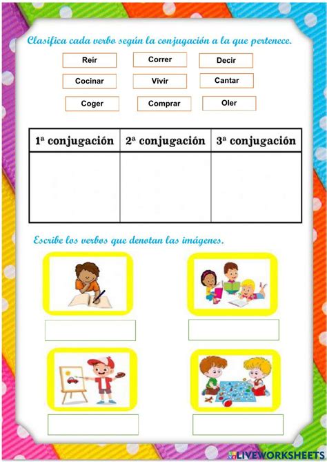 El Verbo Online Exercise For 4to Egb Live Worksheets