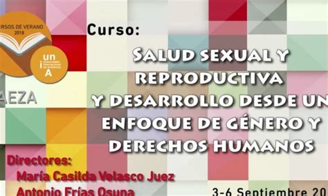 Curso De Verano Sobre Salud Sexual Y Reproductiva Y Desarrollo