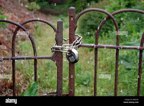 Padlocked Gates Hi Res Stock Photography And Images Alamy