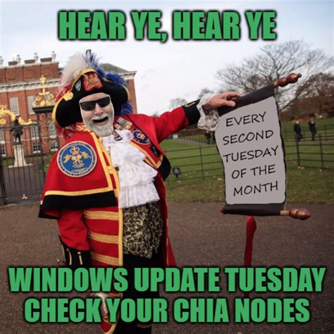 Windows Update Tuesday The Meme Meme Weekend Rchia