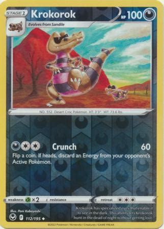 Krokorok Uncommon Reverse Holo Playset