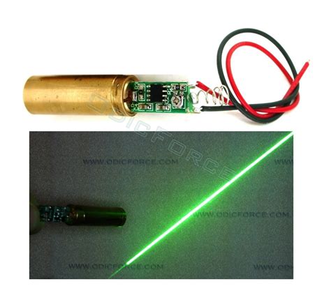 10mW Green 532nm Line Laser Module 12mm OdicForce