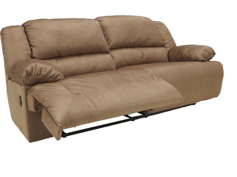 Signature Design By Ashley Living Room Hogan Mocha Press Back Chaise