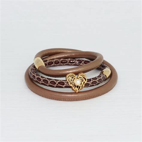 Bronze Amazon Leather Bracelet