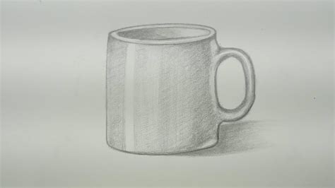 How To Draw Mug Shading Still Life For Beginners Step By Step Youtube