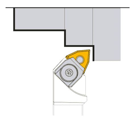 Porte Outil De Tournage Exterieur 95 MWLNL L 125 L1 35