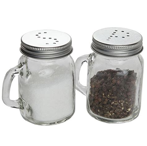 Bulk Mini Salt And Pepper Shakers / Rsvp 12 piece mini salt and pepper shaker set with rack ...