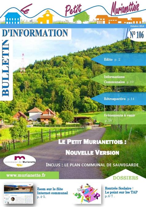 Bulletins Municipaux Murianette